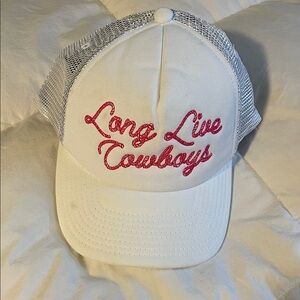 Wrangler White and Pink Women's Hat